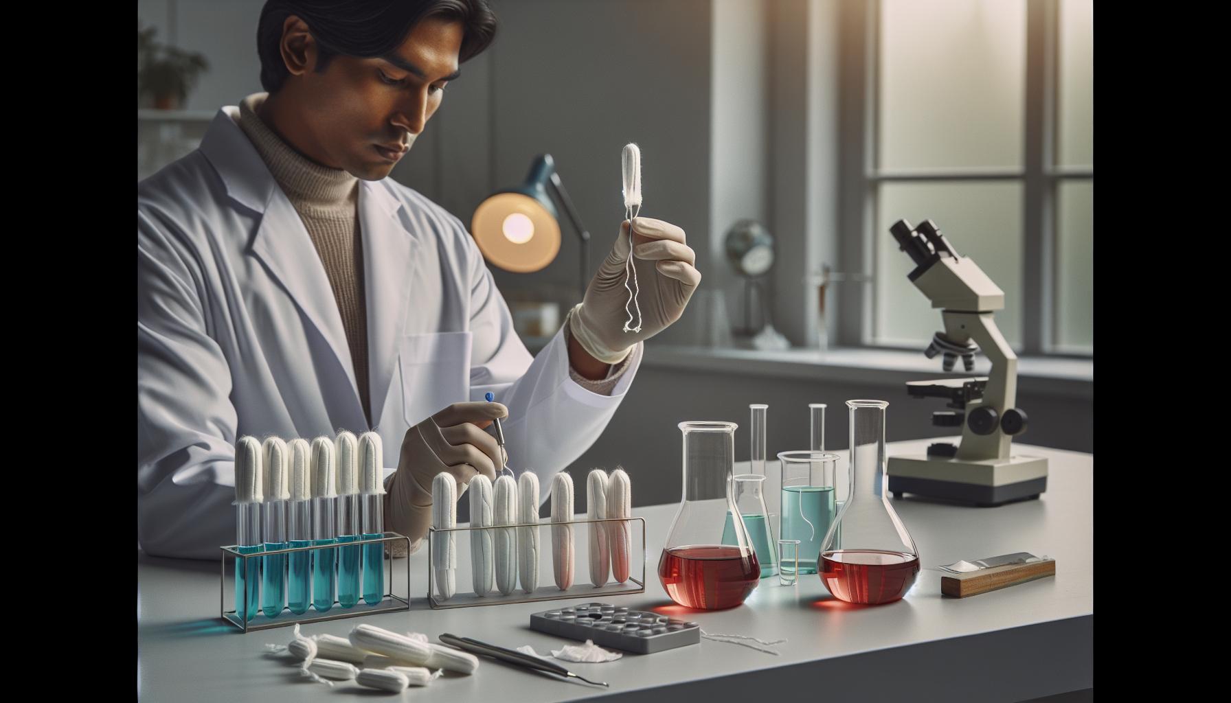 Analyzing Chemicals in Tampons and Their Effects