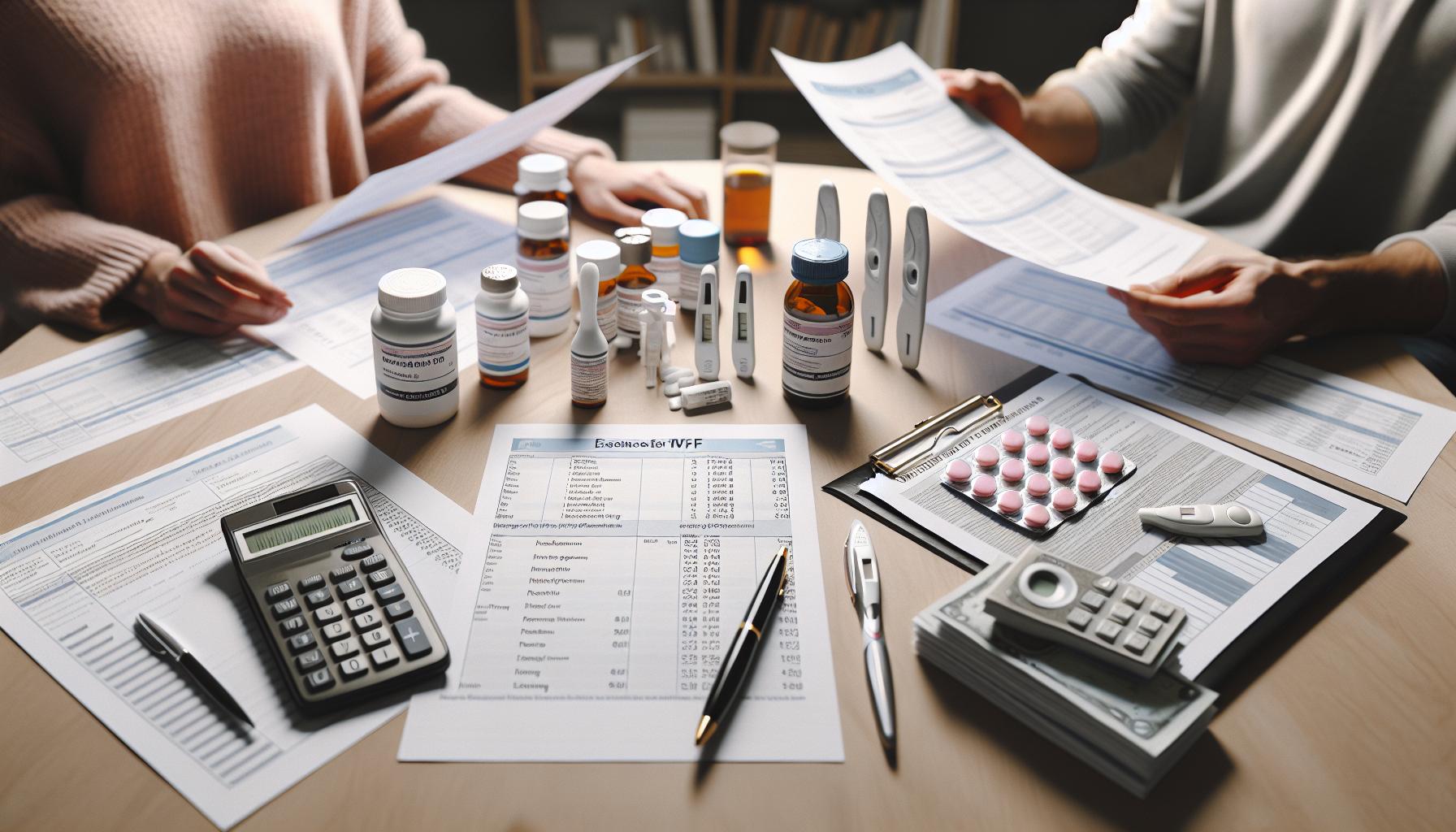 Breakdown of Expenses: IVF, Medications, and Testing
