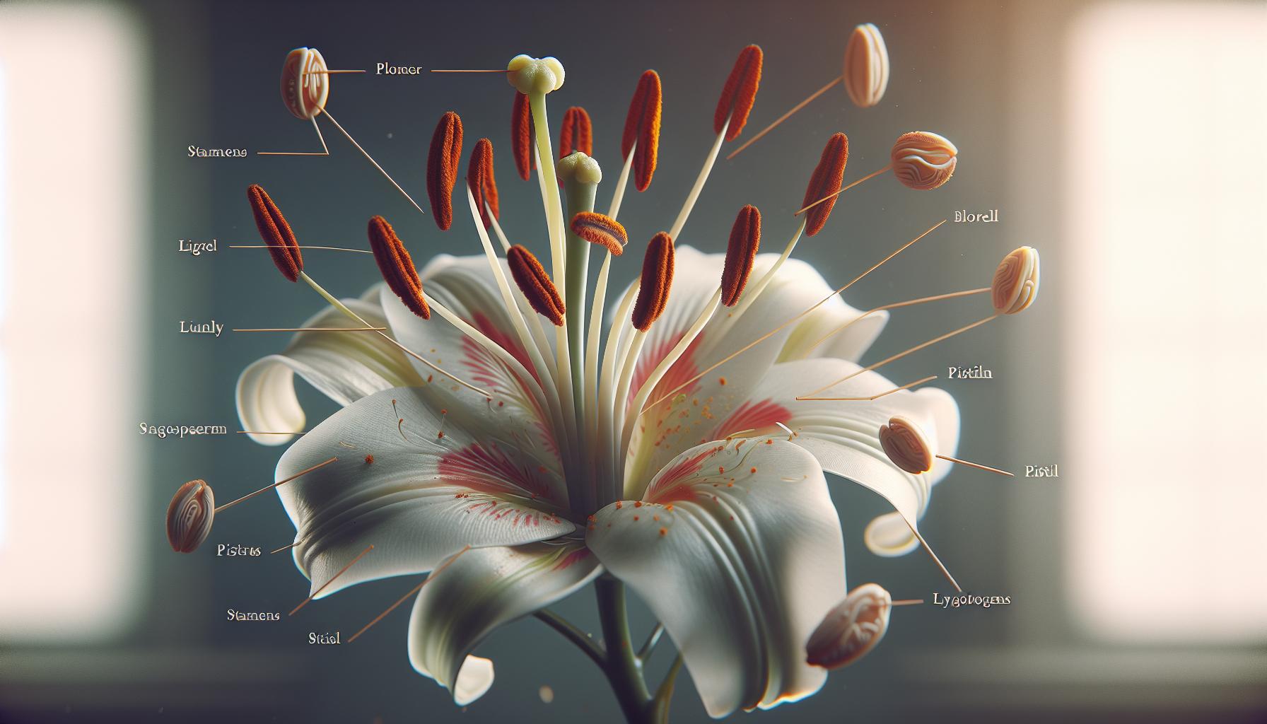 Where Are Reproductive Organs Located in Angiosperms?